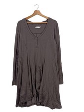 MYRINE ANTWERP Robe à manches longues Dames Robe T EU 40 brun style décontracté
