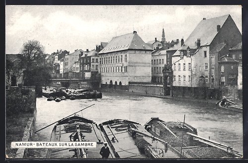 Cpa namur bateaux sur - cpa, la