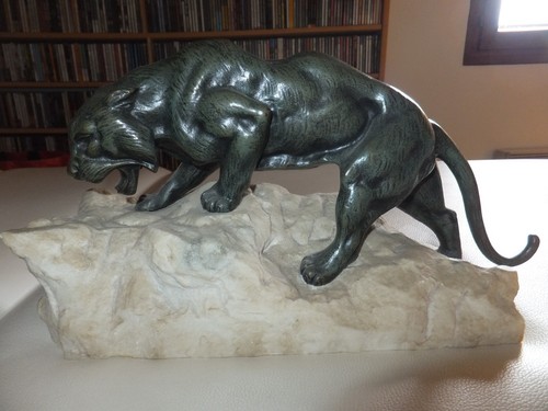 Superbe lion bronze - en,