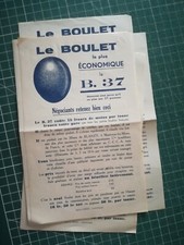 yy081 advertising coal ball B.37 mines from Blanzy to Montceau les mines