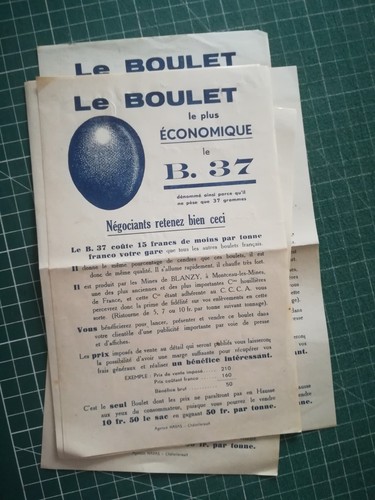 Yy081 publicité boulet - publicité, de