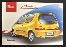 Fiat Seicento Sporting MICHAEL SCHUMACHER Limited Edition Brochure Brochure