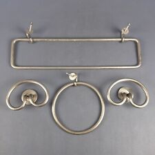 Nickel Plated Metal Hanging Set Design Sergio Mazza Artemide Modernist 1970