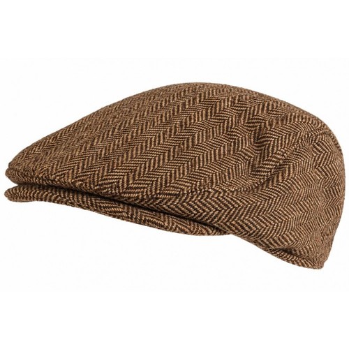 Casquette plate marron - casquette, à