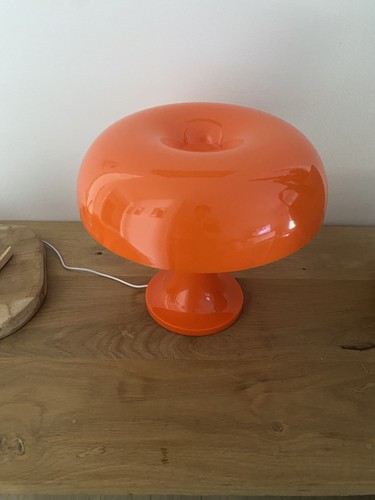 Lampe champignon orange