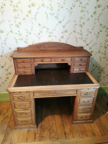 Bureau chêne 1930 chambre - bureau,