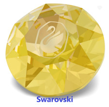 ? Swarovski Crystal Exclusive 2025, Sunshine Yellow, Chaton Gem Figurine NIB