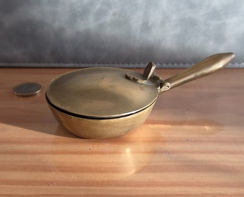 Cendrier vintage laiton - cendrier, en
