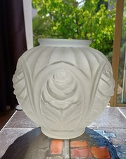 Ancien Vase Art Déco verre