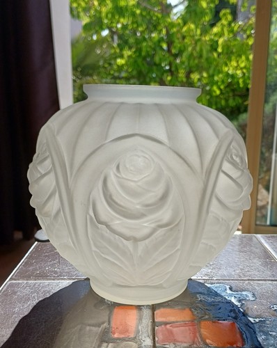 Ancien vase art déco verre - ancien,