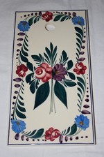 SARREGUEMINES FOREST VOSGES cutting hanging board, hand painted 