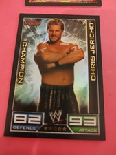 Chris Jericho Champion Shiny Card Catch Topps Slam Attax 2008