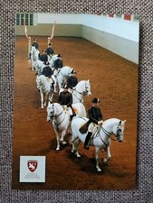 SPANISH RIDING SCHOOL VIENNA HORSE ADVERTISING POSTCARD 