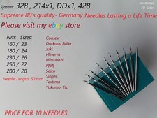 Aiguilles pour machine à