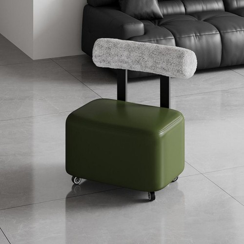 Chaise basse roulettes avec - à,