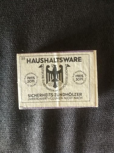 Boite allumette allemande ww2 - boite,