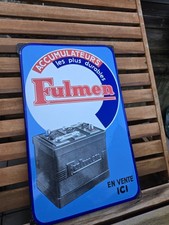 Plaque émaillée publicitaire