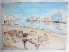 Huile sur toile orientalise