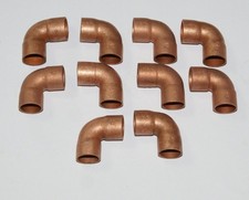 lot 10 coudes cuivre equerre