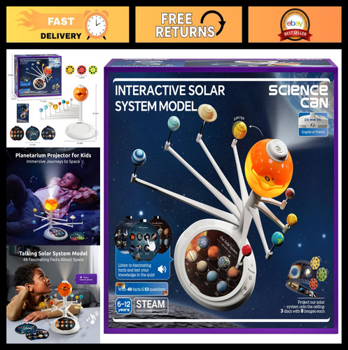 Interactive solar system - interactive,