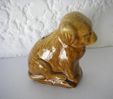 PARFAITE ancienne TIRELIRE à casser chien barbotine Orchies st clément onnaing