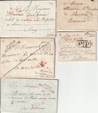 OISE------8 MARQUES POSTALES