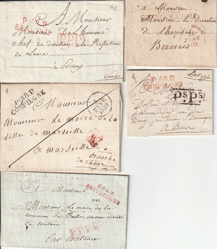 Oise 8 marques postales - oise------8,