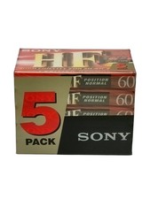 Lot 5 Sony HF 60 Cassettes