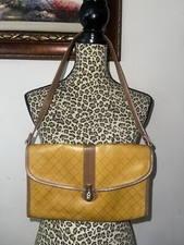 Sac GIVENCHY Vintage Shoulders Purse Signature Logo Beige Leather