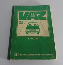 Parts catalogue Lada 1200 1300 1500 VAZ 2105 2104 station wagon status 1986