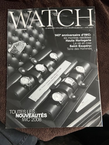 Watch magazine horloger iwc - watch, d'iwc