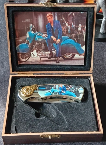 Johnny hallyday sur moto - hallyday, sa
