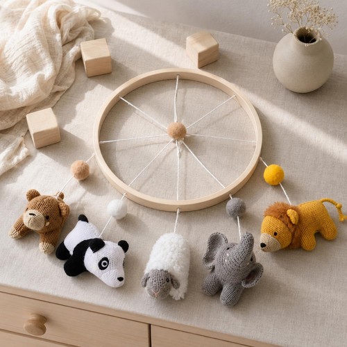 Mobile animaux crochet - mobile,