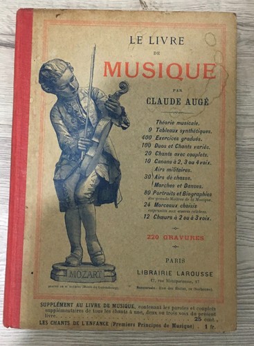 Livre musique claude - livre, de