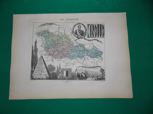Moselle carte atlas migeon - atlas,