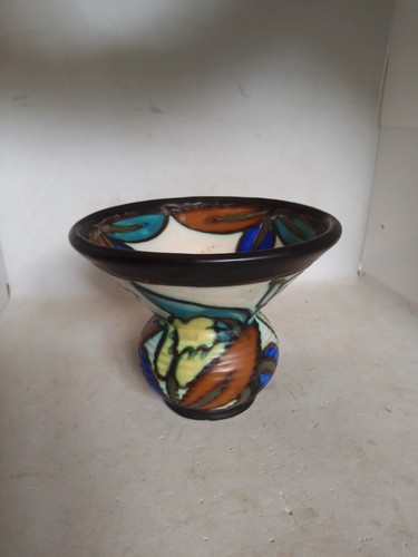 Ancien vase decor fleur - ancien,