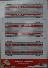 PLANCHE TRAIN COCA COLA PERE