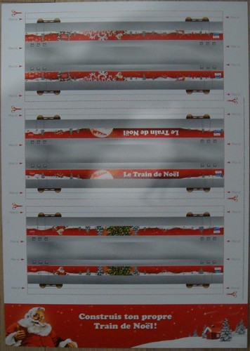 Planche train coca cola - train, pere