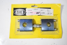 Pontets de guidon  Ø 22  anodisé bleu TPM