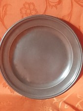 assiette  en étain ancien