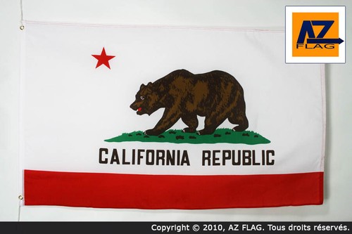 Drapeau californie 90x60cm - drapeau,
