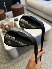 Cobra King Mim Black Wedge Set 54/10 & 60/08 KBS Black Hi Rev Stiff 125g 