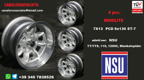 Jantes minilite 13 pouces - jantes,