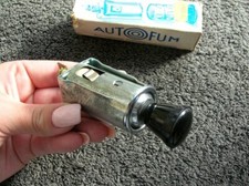 CIGARETTE LIGHTER VW BUG COX BEETLE AUTOFUM BLACK VOLKSWAGEN CAR ACCESSORY NOS