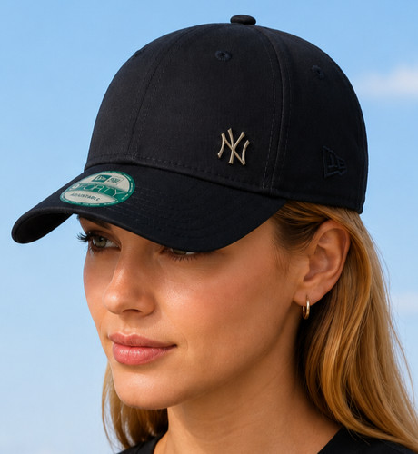 Casquette baseball bleue - casquette, new
