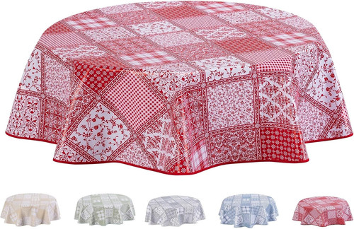 Nappe toile cirée pvc - nappe, ronde