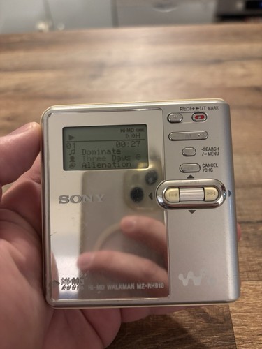 Sony walkman minidisc rh910 - sony,