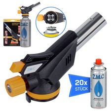 Brûleur à Gaz Bec Bunsen Chalumeau Brûleur Soudage Briquet + 20 Gaz