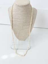 Genuine Biwi Pearl Necklace White 30" Freshwater