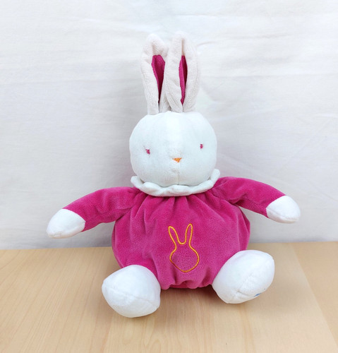 Doudou peluche lapin boule